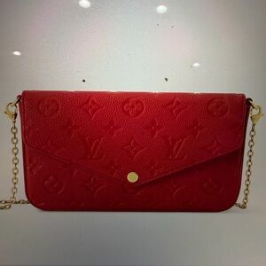 Louis Vuitton Pochette Felicie Scarlet